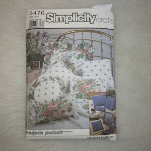 SIMPLICITY 8470 Collection Of Pillows Including Bolster Husband & Wedge